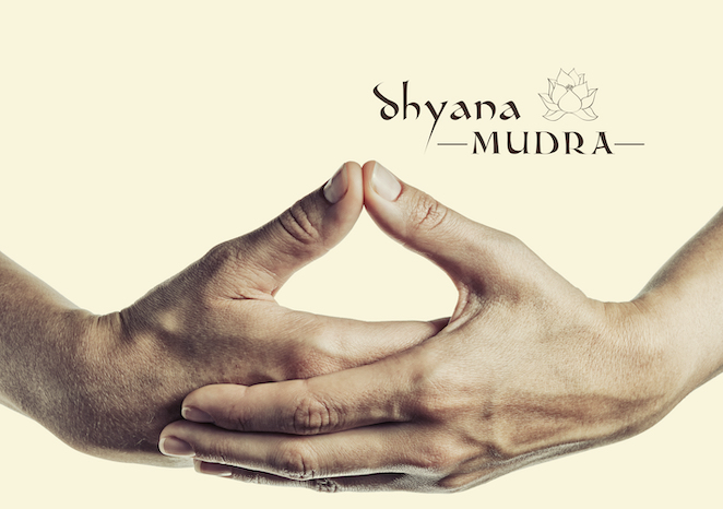 Dhyana Mudra Handzeichen aus dem Yoga Mudras