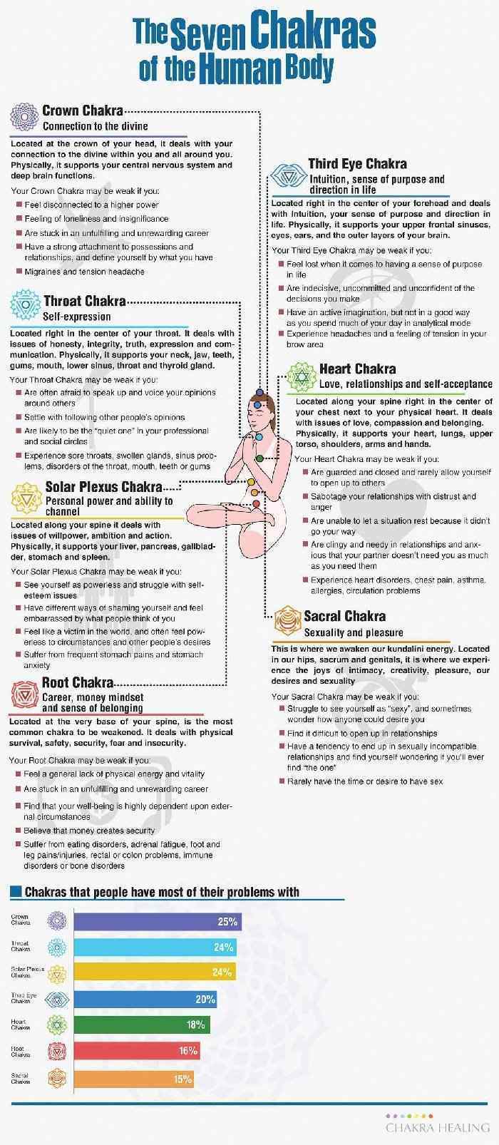 Do You Know Your 7 Chakras? Infographic