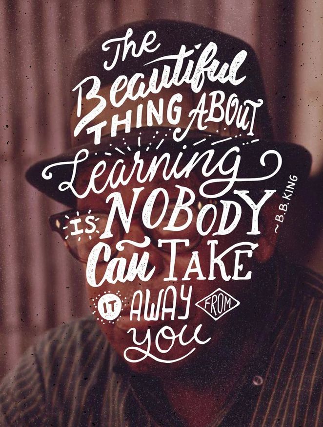 B.B.King encouraging quote