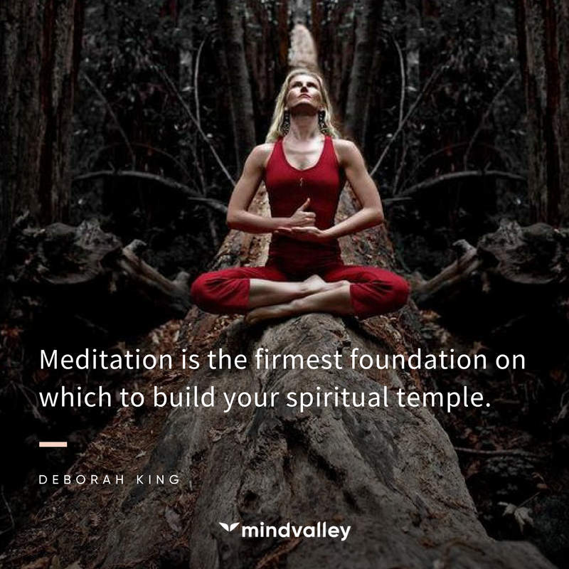 Ground yourself with meditation