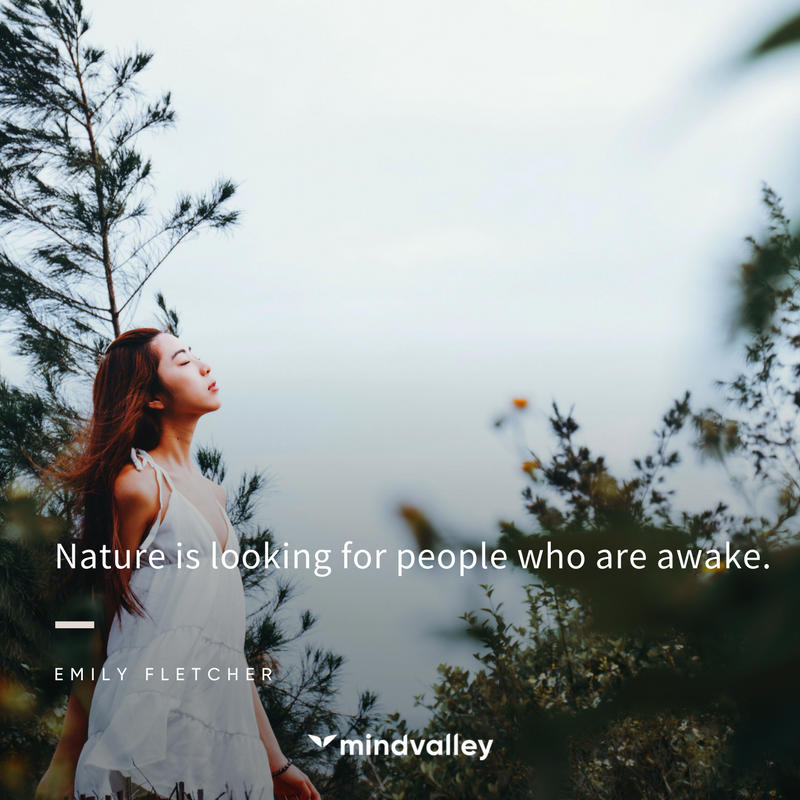 Nature is looking for people who are awake - Emily Fletcher quote.jpg