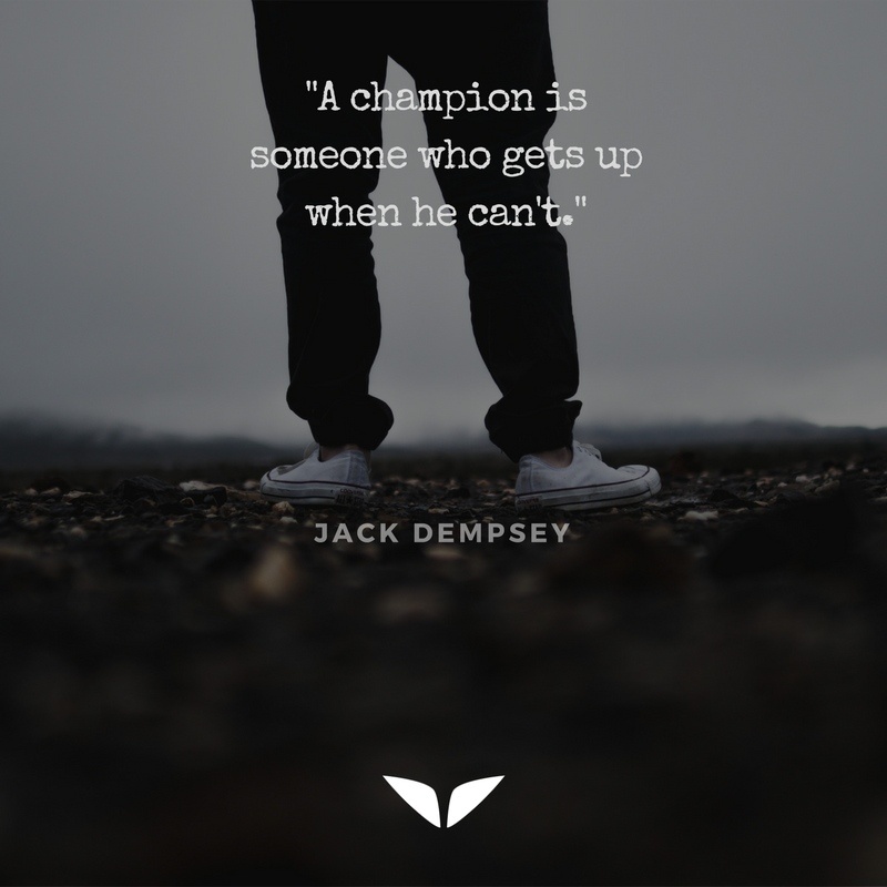 Jack Dempsey encouraging quote