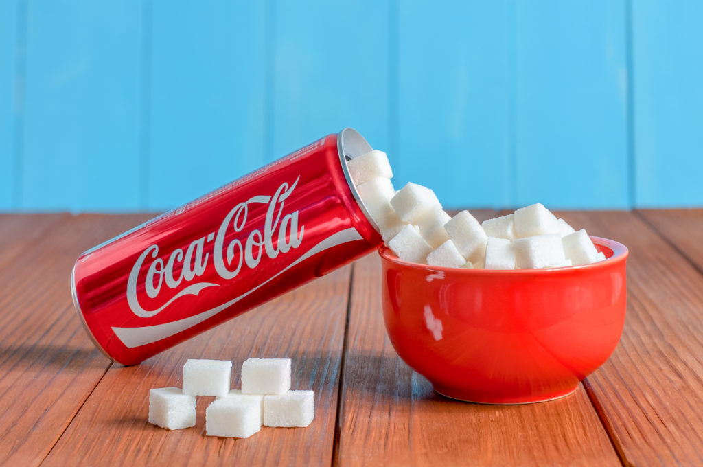 sugar filled coca cola