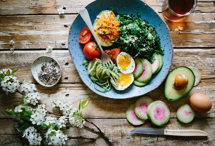 healthy nutritious food