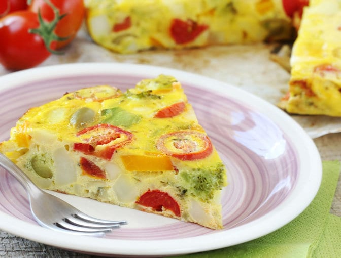 Crustless quiche Crustless quiche