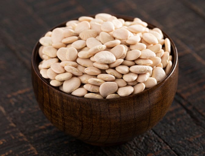 Lima beans high protein vegetables: Lima beans