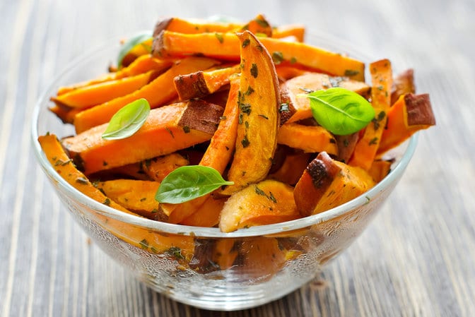 sweet potato wedges