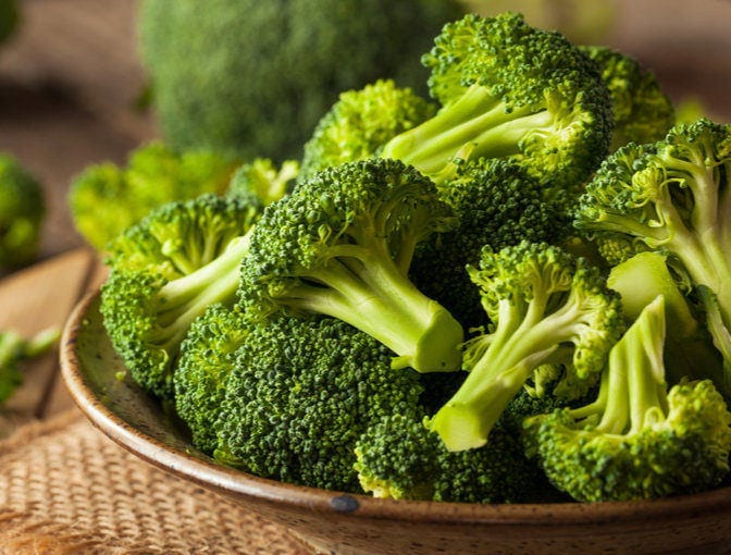 Broccoli Vegetables high in protein: Broccoli
