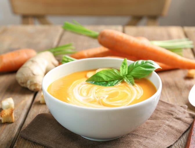 Carrot ginger soup Carrot ginger soup