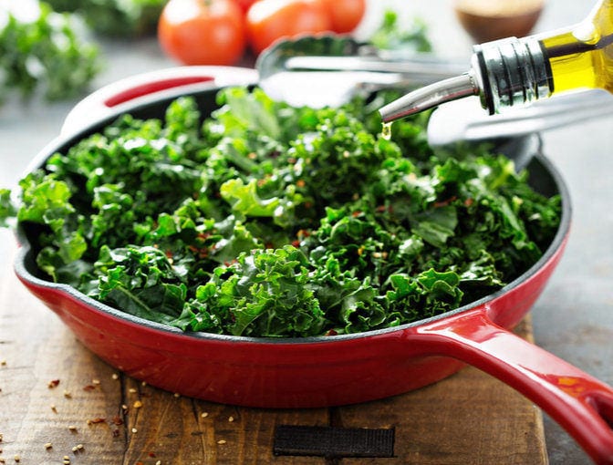 Kale Protein rich vegetables: Kale