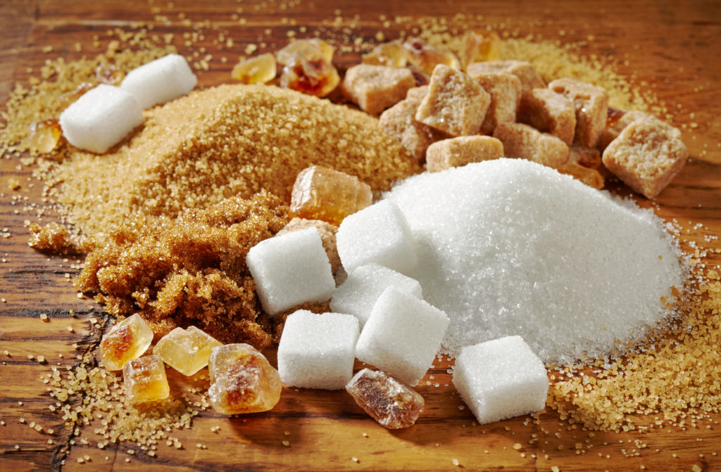 different sugar types